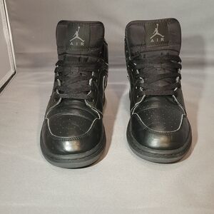 Jordan Black High-Top Sneakers